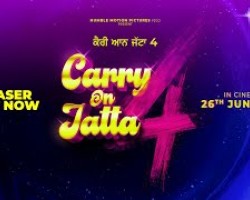Carry On Jatta 4 Teaser Gippy Grewal - Binnu Dhillon - Sargun Mehta Late Jaswinder Bhalla Ji Credit: YouTube channel of Humble Music