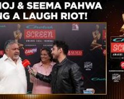 Seema Pahwa And Manoj Pahwa’s Hilarious Chat Steals The Show | #ChetakScreenAwards CREDIT: YouTube Channel of Screen Awards