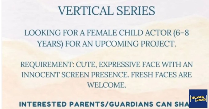 Female Child Actor Gener Vertical Series