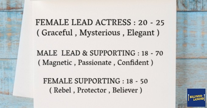 casting call for Feature FILM