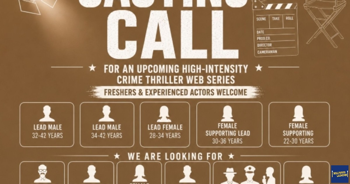 CASTING CALL Crime Thriller Web Series