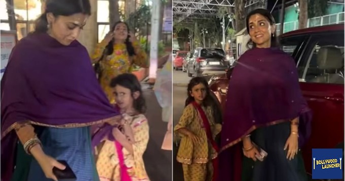 Shriya Saran's Daughter: The paparazzi flashed the camera at Shriya Saran's daughter, she was unable to do it then. -I Don't Like It
