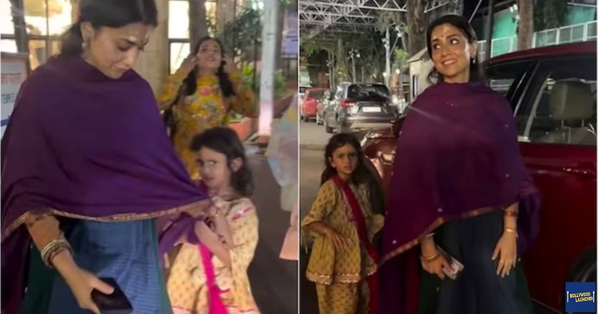 Shriya Saran's Daughter: The paparazzi flashed the camera at Shriya Saran's daughter, she was unable to do it then. -I Don't Like It