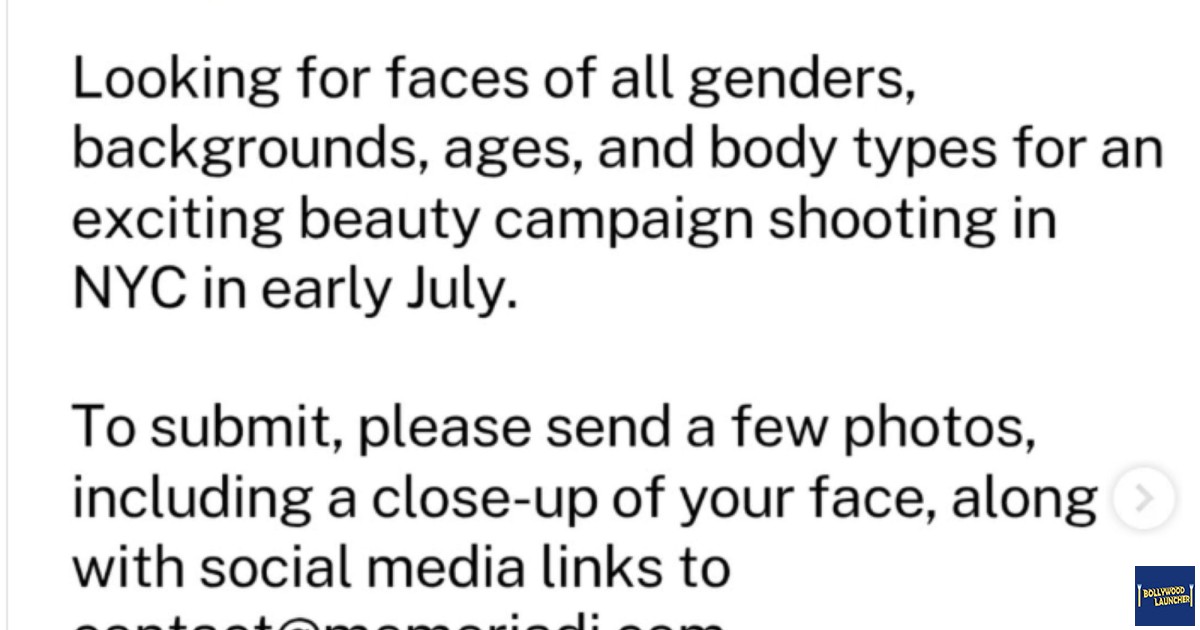 Beauty Campaign NYC Casting