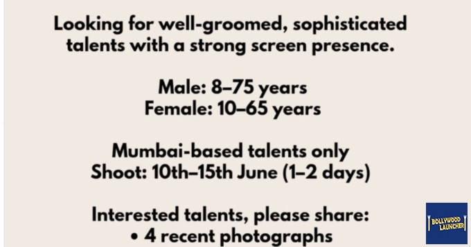 CASTING CALL DIGITAL AD Looking for well-groomed