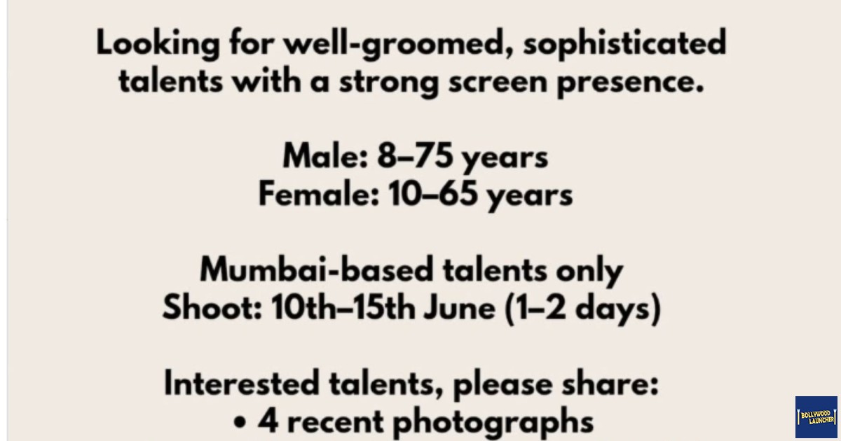 CASTING CALL DIGITAL AD Looking for well-groomed