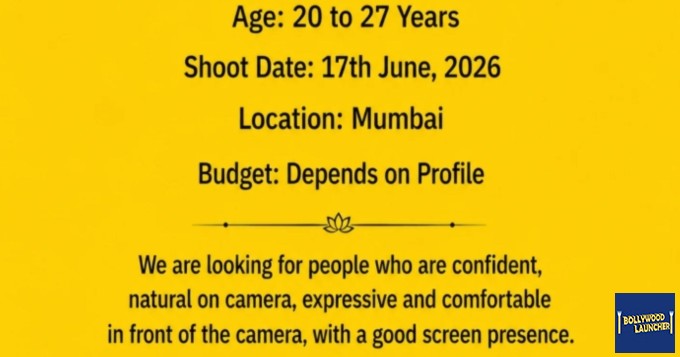 Casting for an AD Shoot