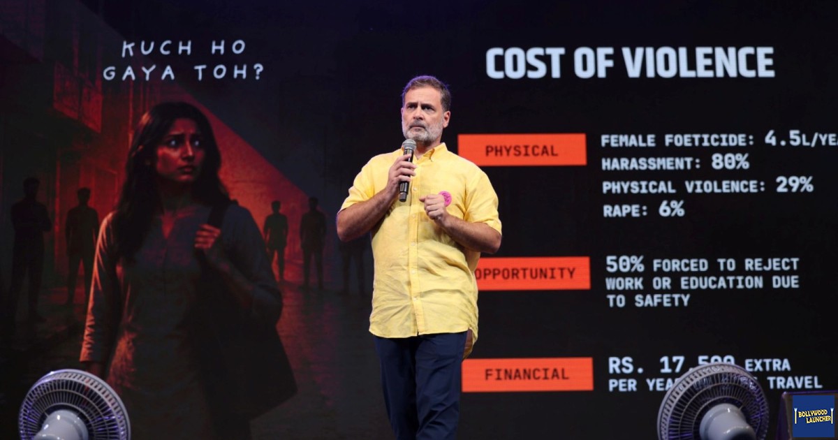 "POLITICS NEWS" Rahul Gandhi's message to female students: Break the cages, be fearless, and fight for your rights