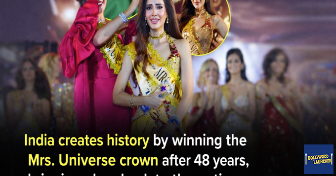 India creates history after 48 years Sherry Singh brings home the Mrs Universe crown