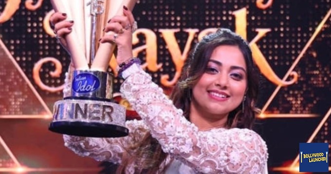 Singer Jyotirmayee Nayak lifted the Indian Idol 16 winner’s trophy on Sunday