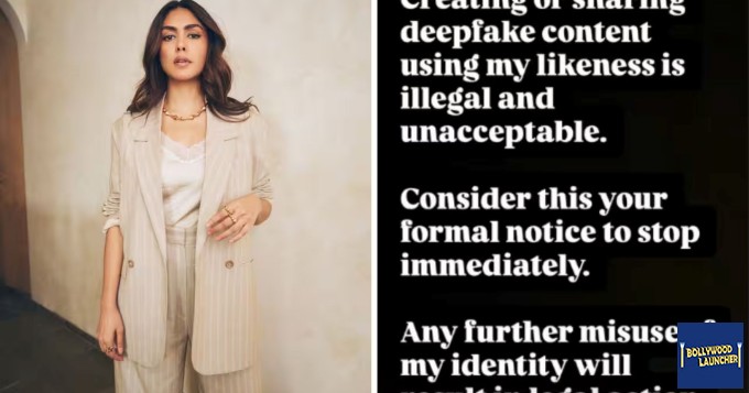 Mrunal Thakur Slaps Legal Notice To AI Deepfakes, Said "Cease Immediately Or We Will Take Legal Action